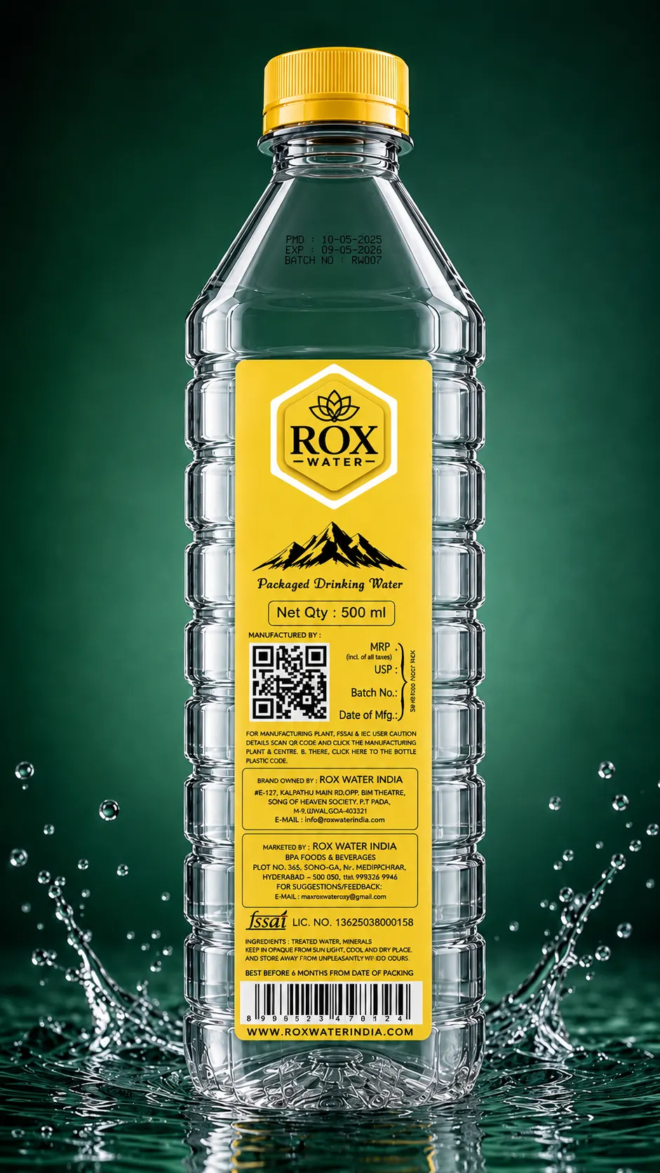 Supplied by Rox Water India